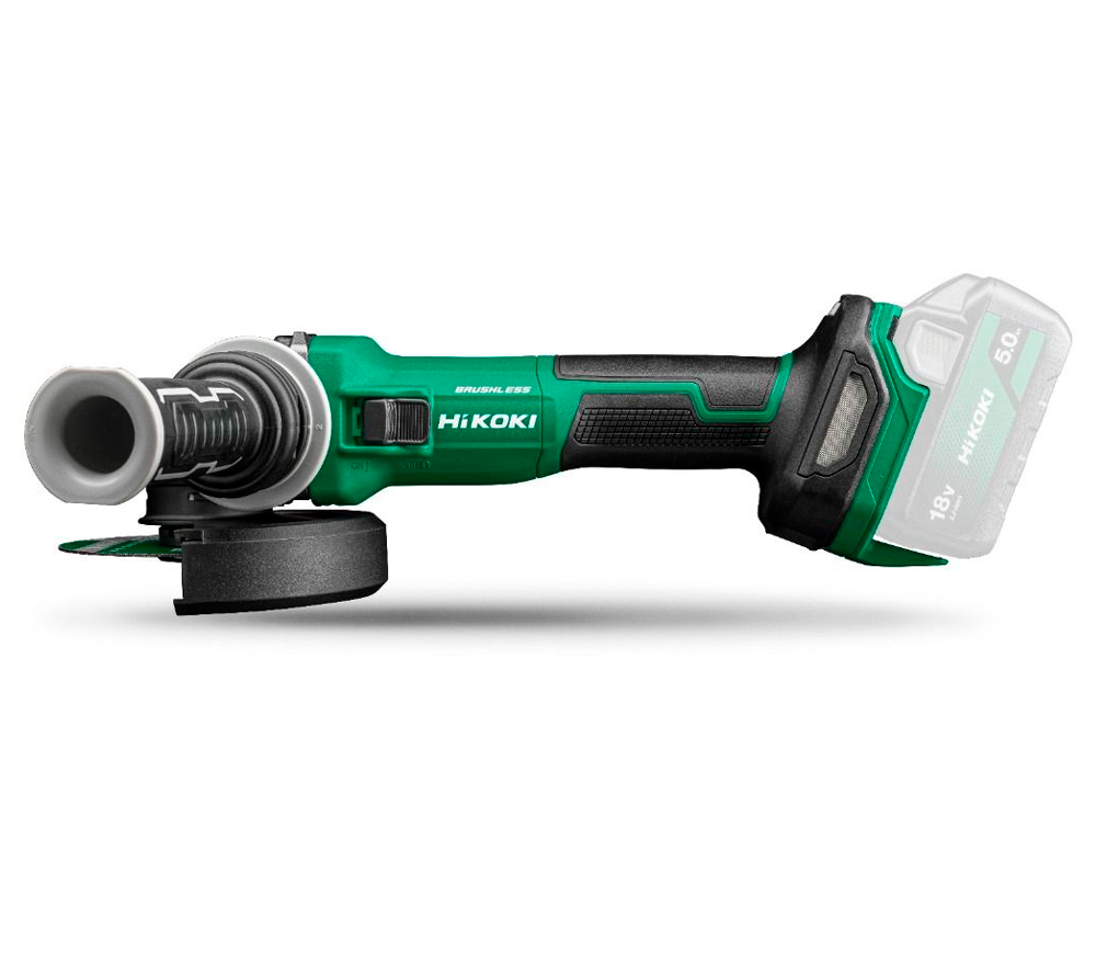 Polizor unghiular cu acumulator (fără bat) HIKOKI G1813DFW4Z 125mm 18V-2