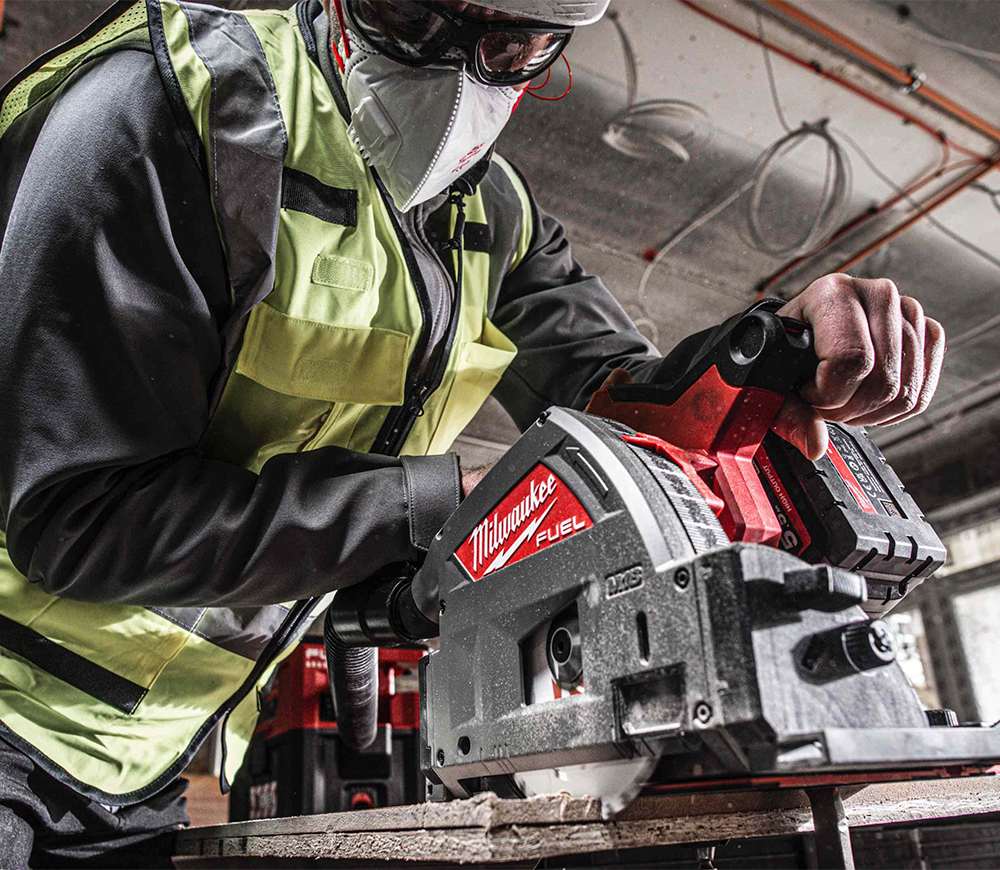 Fierăstrău circular cu acumulator (fără bat.) MILWAUKEE M18 FPS55-0P 165mm 18V-7