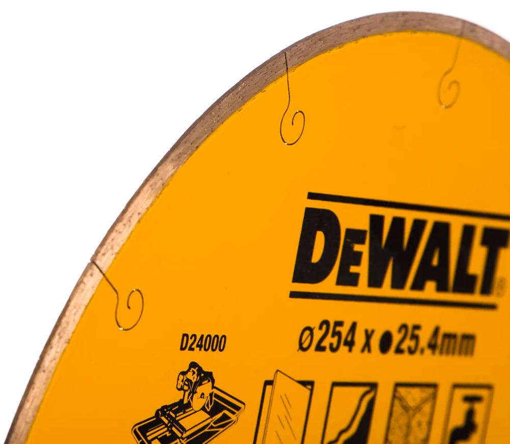 Disc de tăiat cu diamant DEWALT DT3734 254mm Segmentat Piatră-2