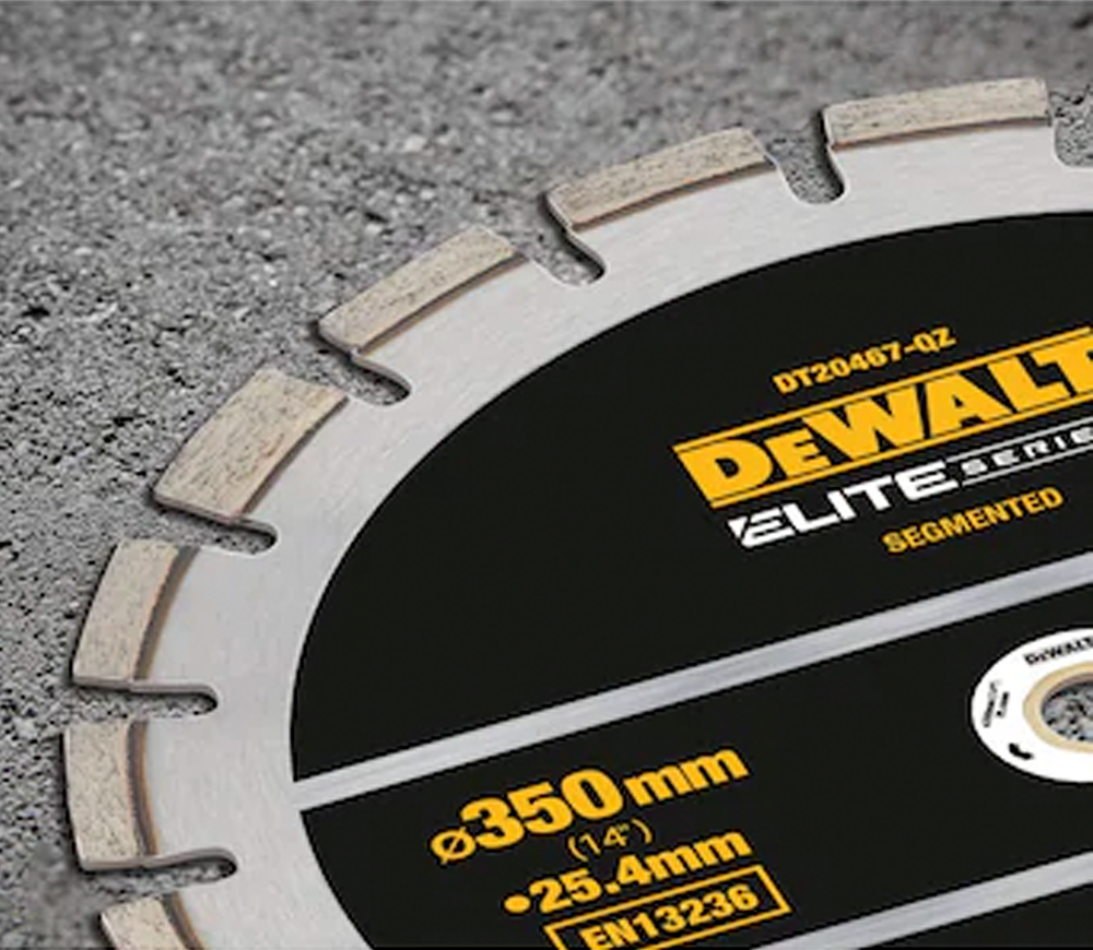 Disc de tăiat cu diamant DEWALT DT20467 350mm Segmentat Beton-2