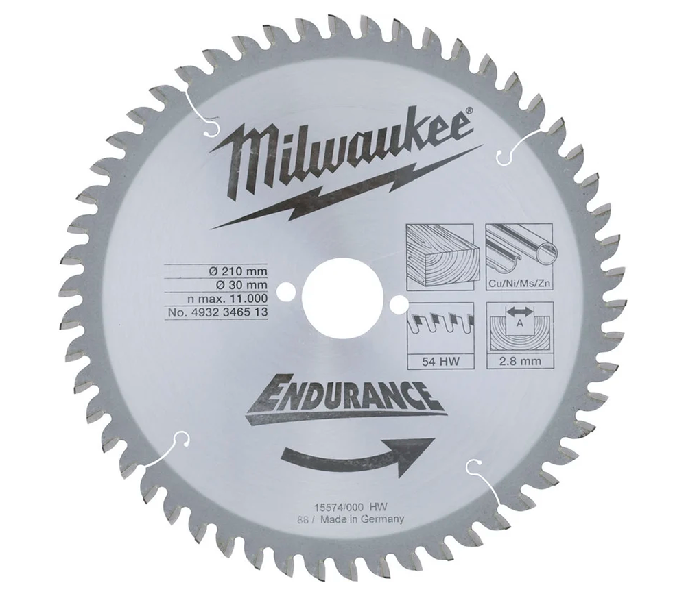 Disc pentru fierastrau electric MILWAUKEE Endurance 210mm 2.8mm