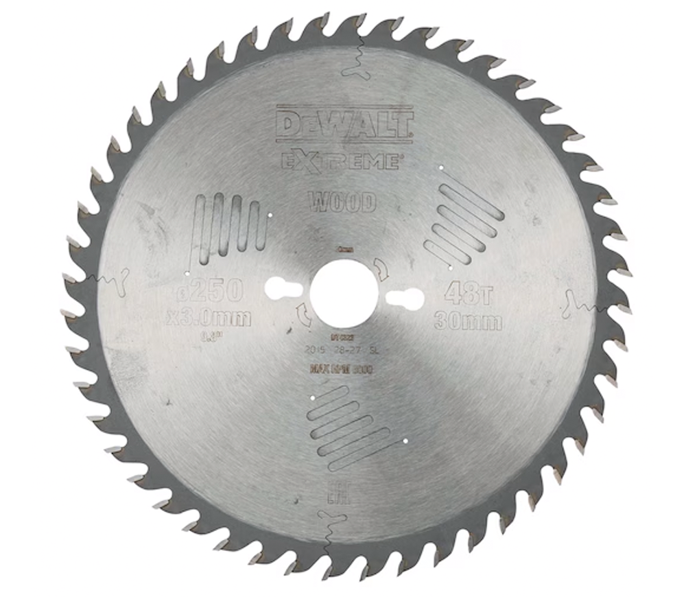 Disc pentru fierastrau electric DEWALT DT4323 250mm 2.2mm