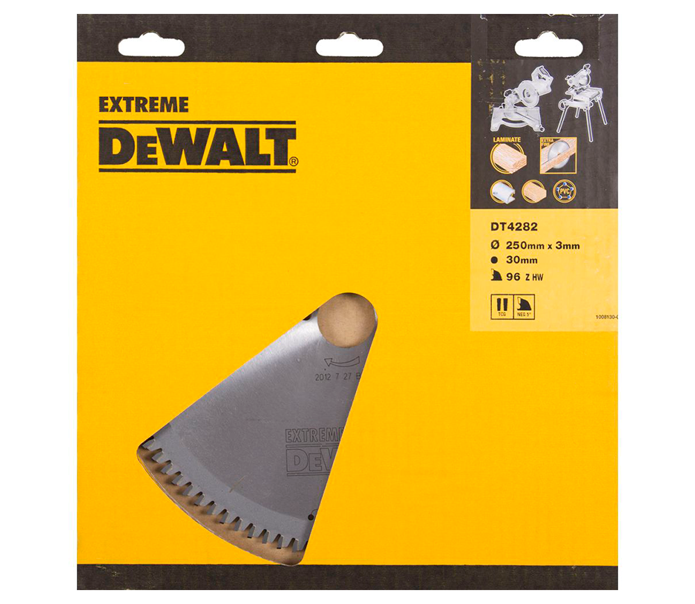 Disc pentru fierastrau electric DEWALT DT4282 250mm 2.2mm