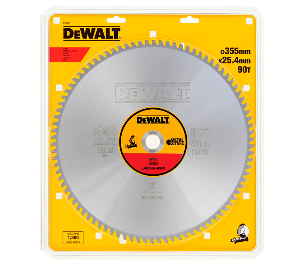 Disc pentru fierastrau electric DEWALT DT1927 355mm 1.94mm