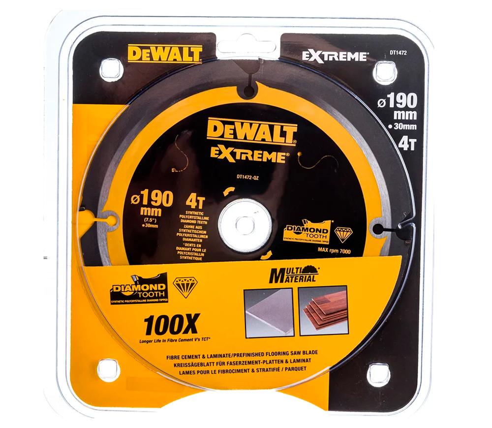 Disc pentru fierastrau electric DEWALT DT1472 190mm 1.4mm