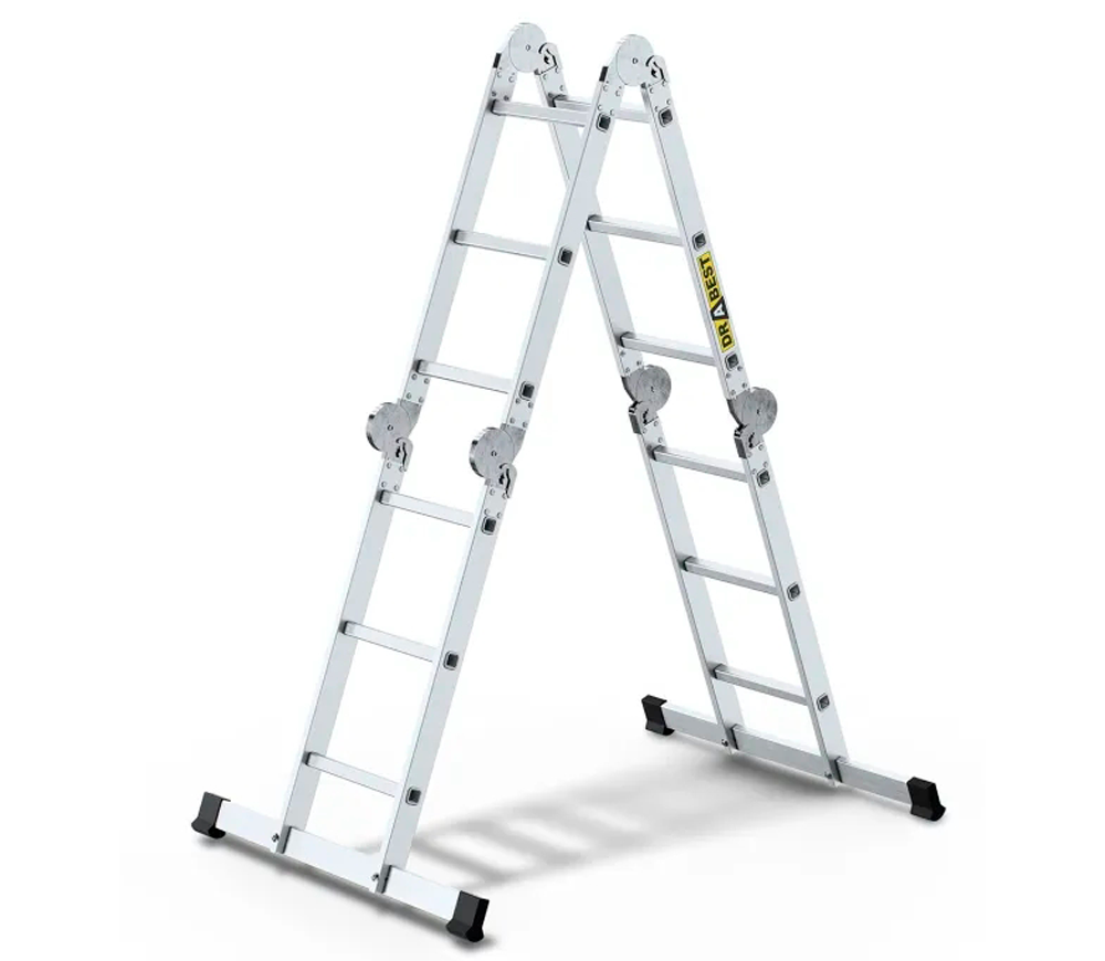 Scară transformer DRABEST DR-AL-DU-4X3-PRO+POD 3.45m 150kg-3