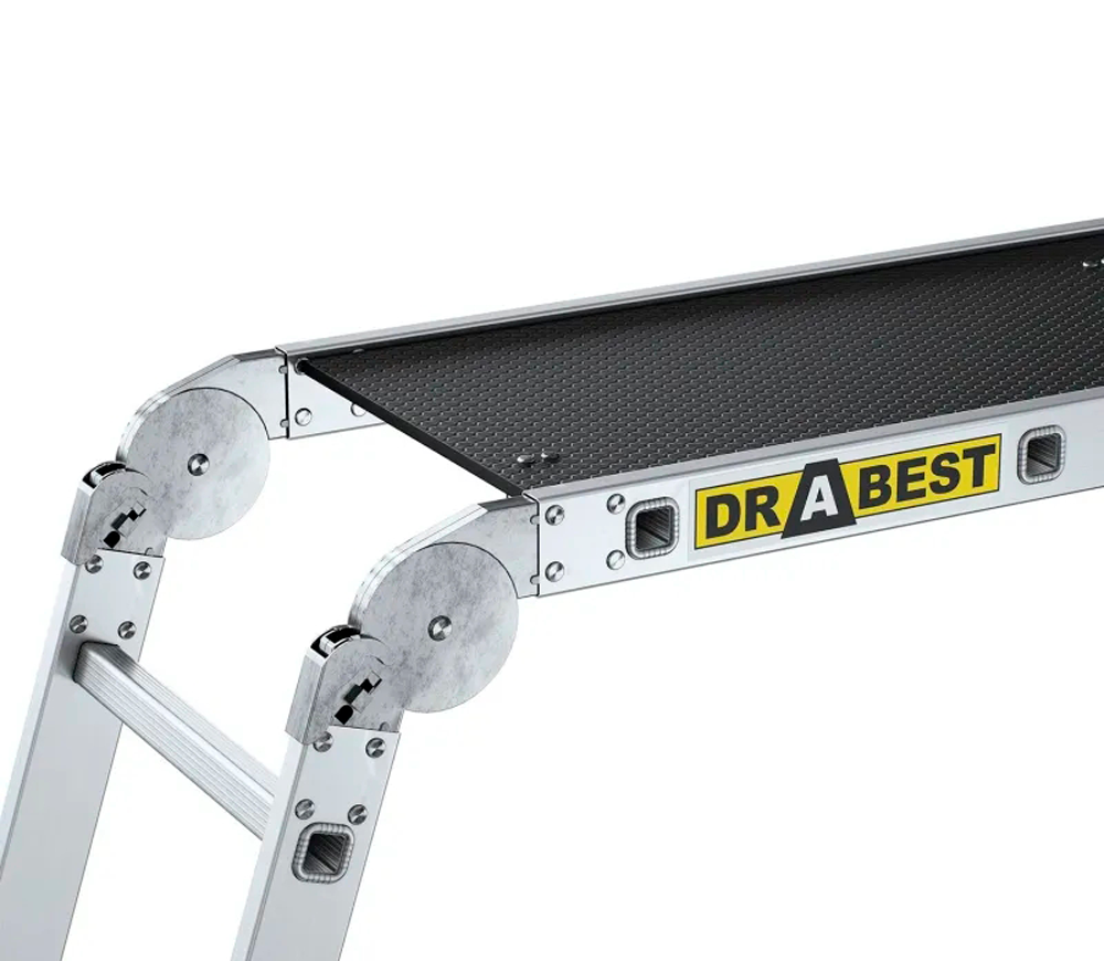 Scară transformer DRABEST DR-AL-DU-4X3-PRO+POD 3.45m 150kg-10