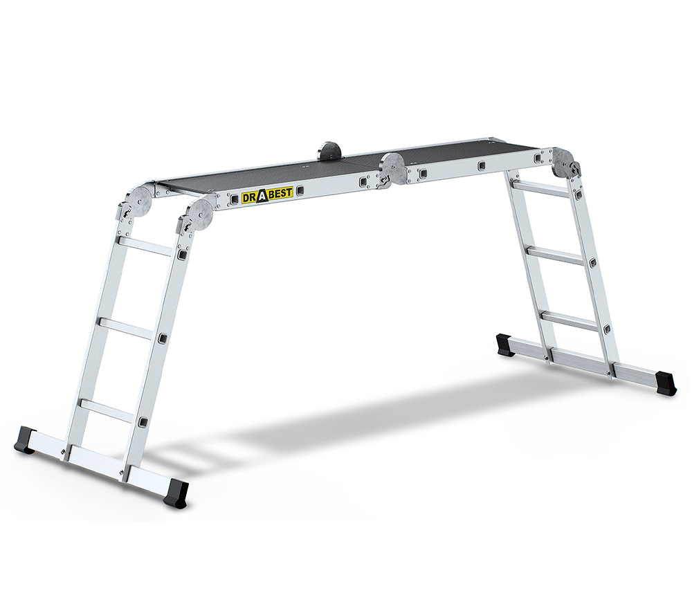 Scară transformer DRABEST DR-AL-DU-4X3-PRO+POD 3.45m 150kg