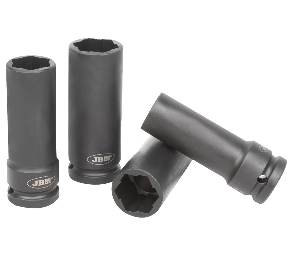 Set 4 duze tubulare de impact  JBM-53197 17-22 mm-6