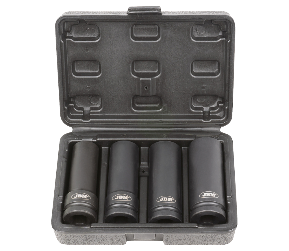Set 4 duze tubulare de impact  JBM-53197 17-22 mm