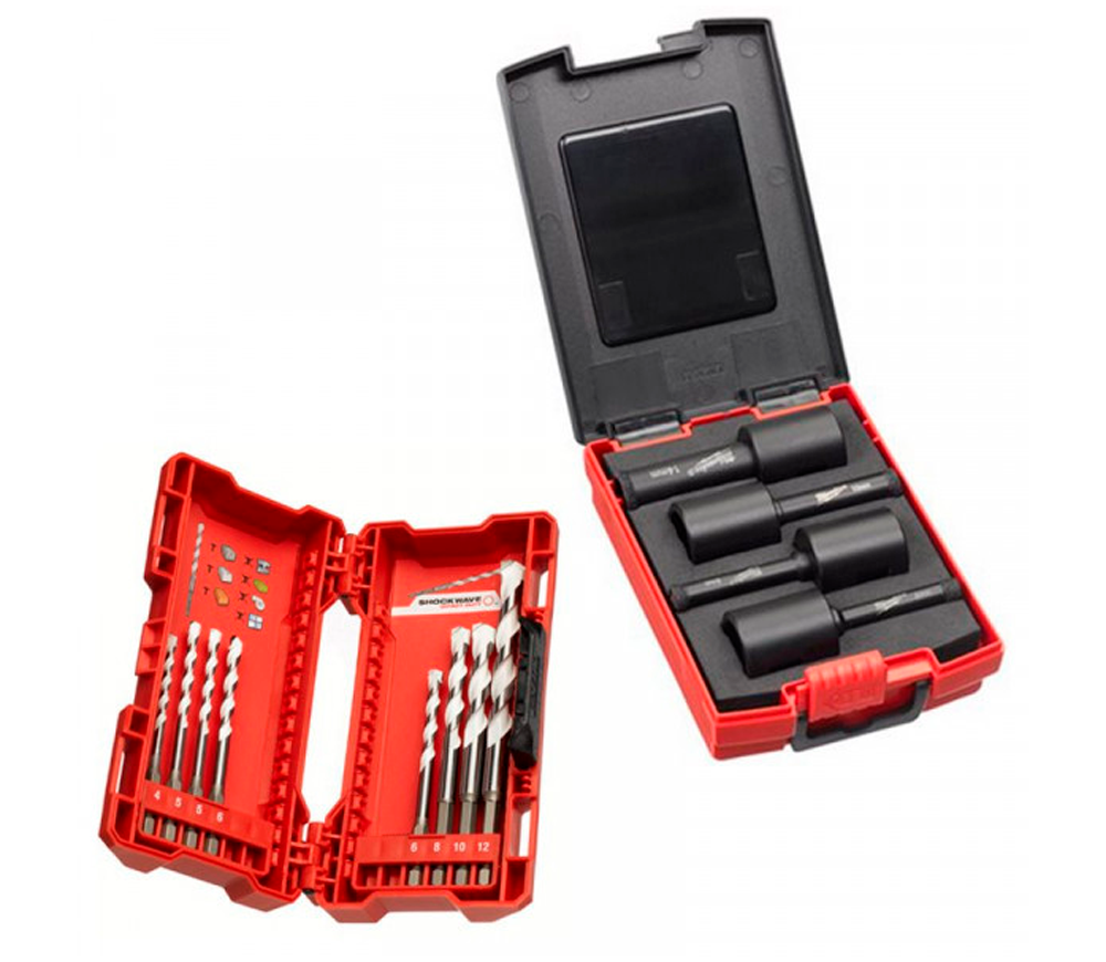 Set de carote diamantate și burghie MILWAUKEE DIAMOND MULTIMATERIAL 8 4-14мм