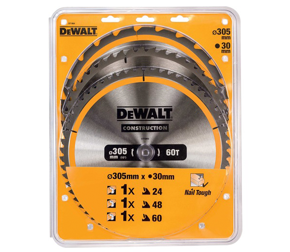 Set de discuri 3 buc. DEWALT DT1964 305mm 2mm-2