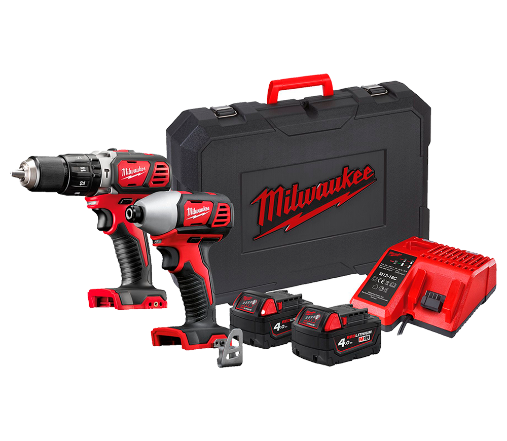 Set de unelte cu acumulator MILWAUKEE M18 BPP2C-402C