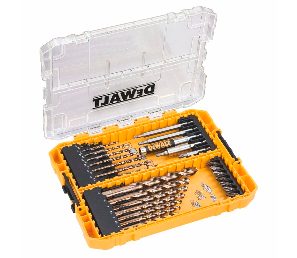 Set burghiuri și biți DEWALT Extreme2™ DT70756 PH/PZ/TX 1-12mm HSS-G