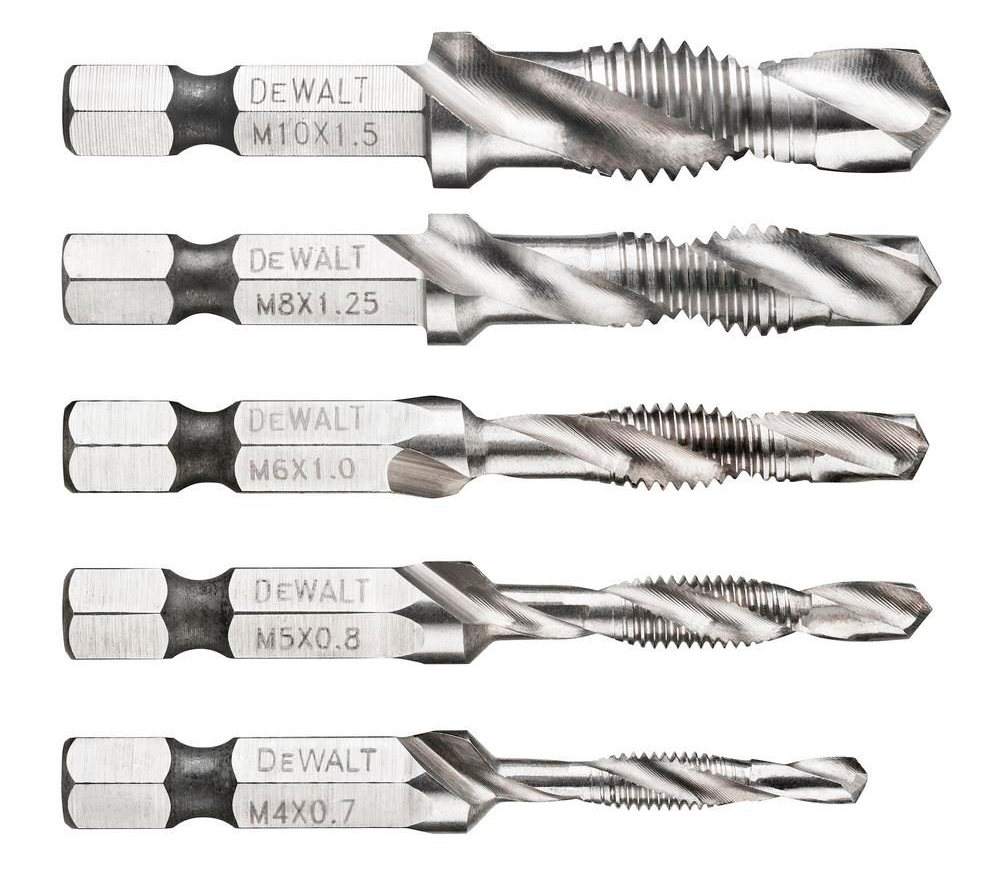 Set burghiuri-tarozi DEWALT IMPACT DT50060-QZ 4-10mm HSS