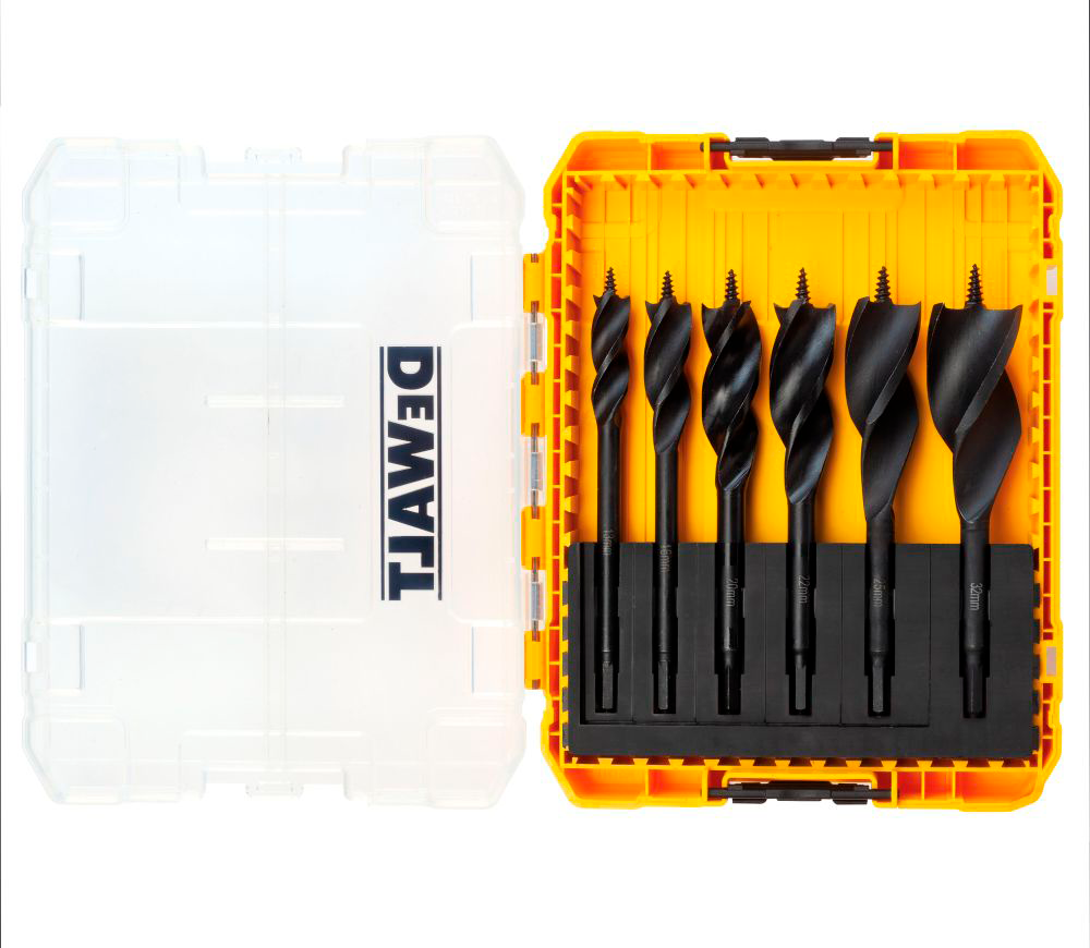 Set burghiuri pe lemn DEWALT Extreme Impact DT90238 13-32mm Oțel Cr-V-2