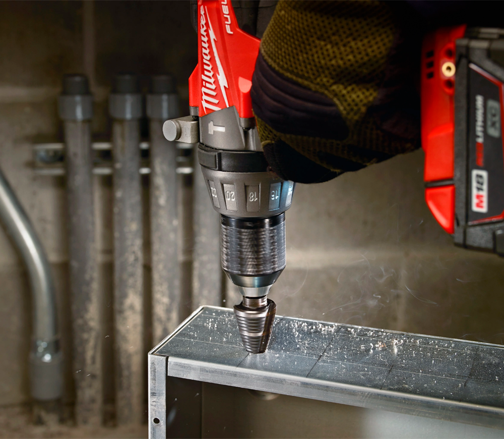 Набор сверл по металлу MILWAUKEE Step & Drill bit combo 2-20мм HSS-3