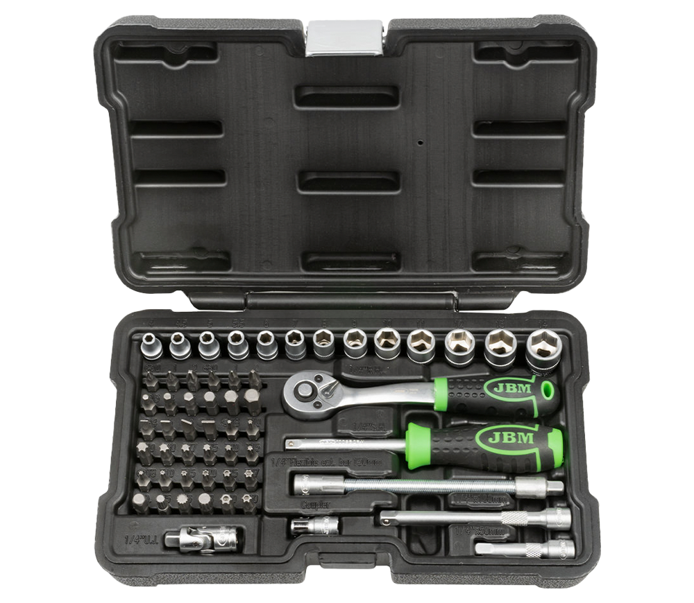 Set 56 duze tubulare și biți JBM JBM-54105 4-14 mm-2