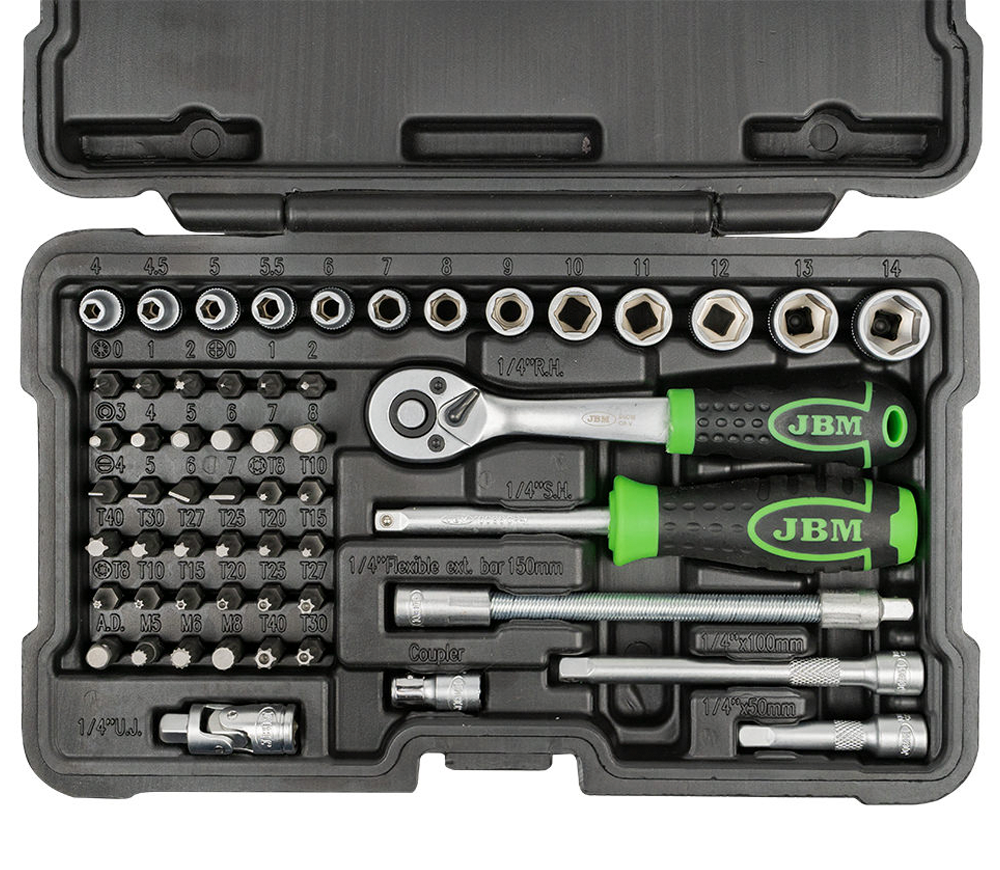 Set 56 duze tubulare și biți JBM JBM-54105 4-14 mm-3