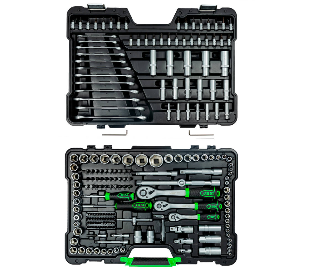 Set 216 duze tubulare și biți JBM-54034 10-32 mm-3