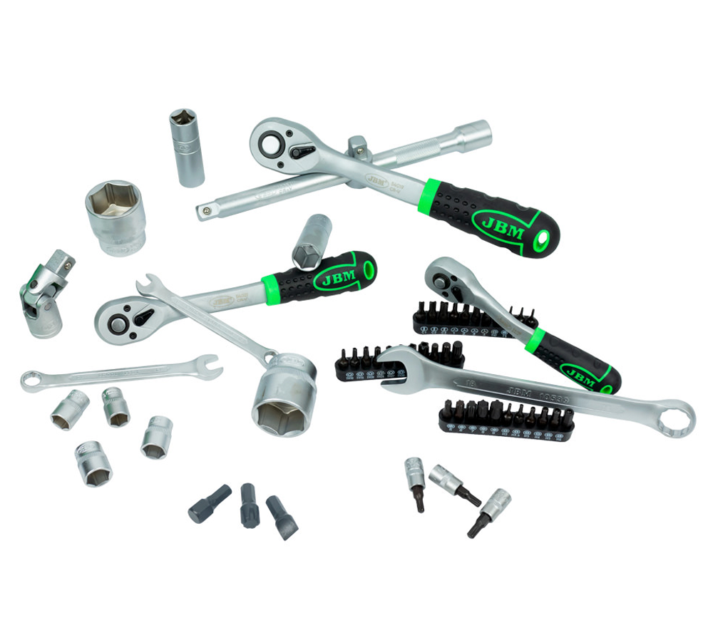 Set 216 duze tubulare și biți JBM-54034 10-32 mm-5