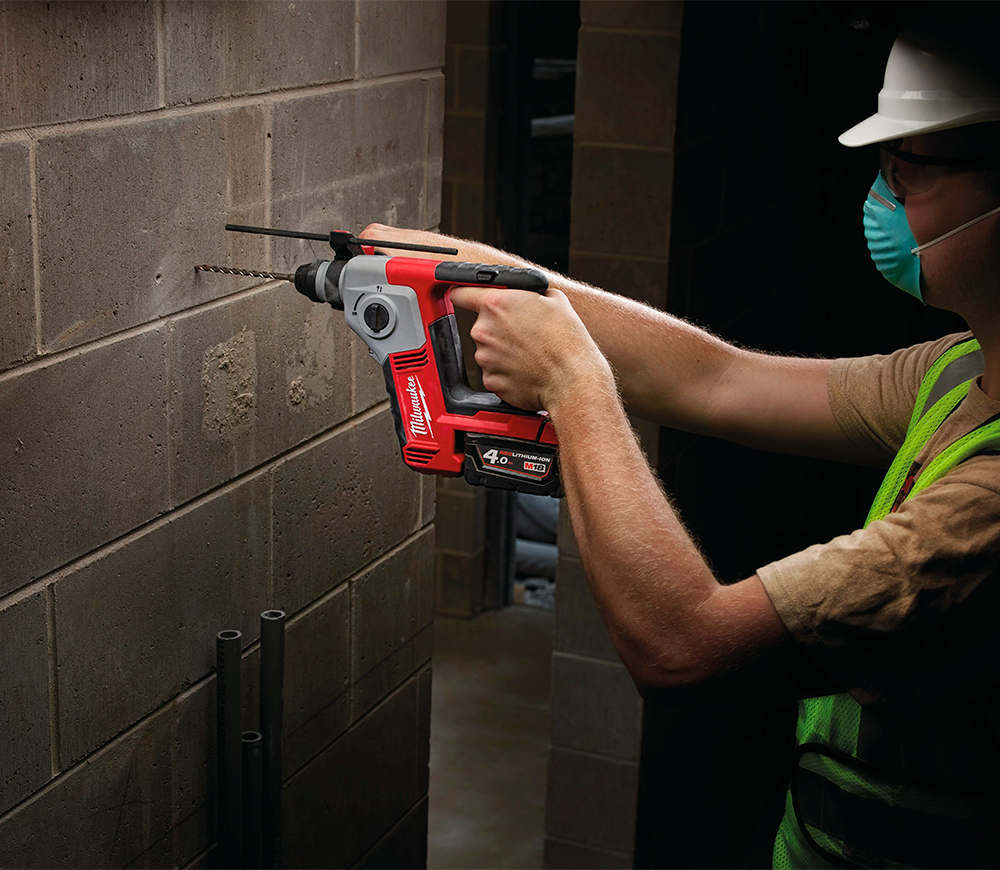 Ciocan rotopercutor cu acumulator (fără bat) MILWAUKEE M18 H-0 1.2J 18V-7