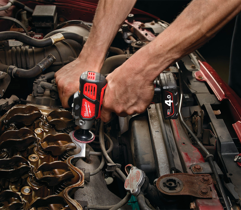 Mașină de polișat fără fir (fără fir) MILWAUKEE M12 BPS-0 76mm 18V-8