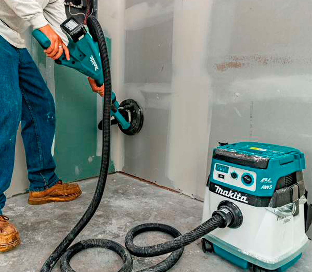 Mașină de șlefuit pereți fără fir (fără bat) MAKITA DSL801Z 225mm 18V-8