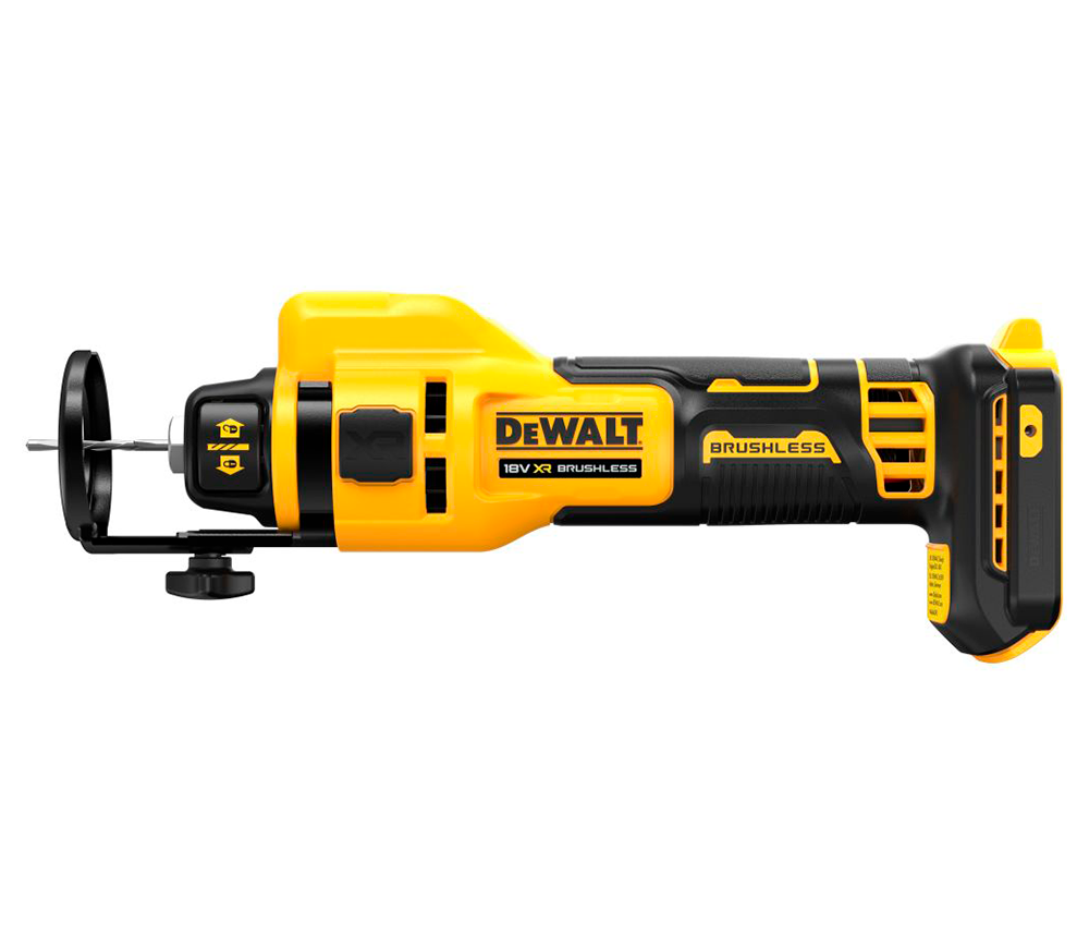 Фрезер аккумуляторный по гипсокартону (без АКБ) DEWALT DCE555N-XJ 6.4мм 18В-2