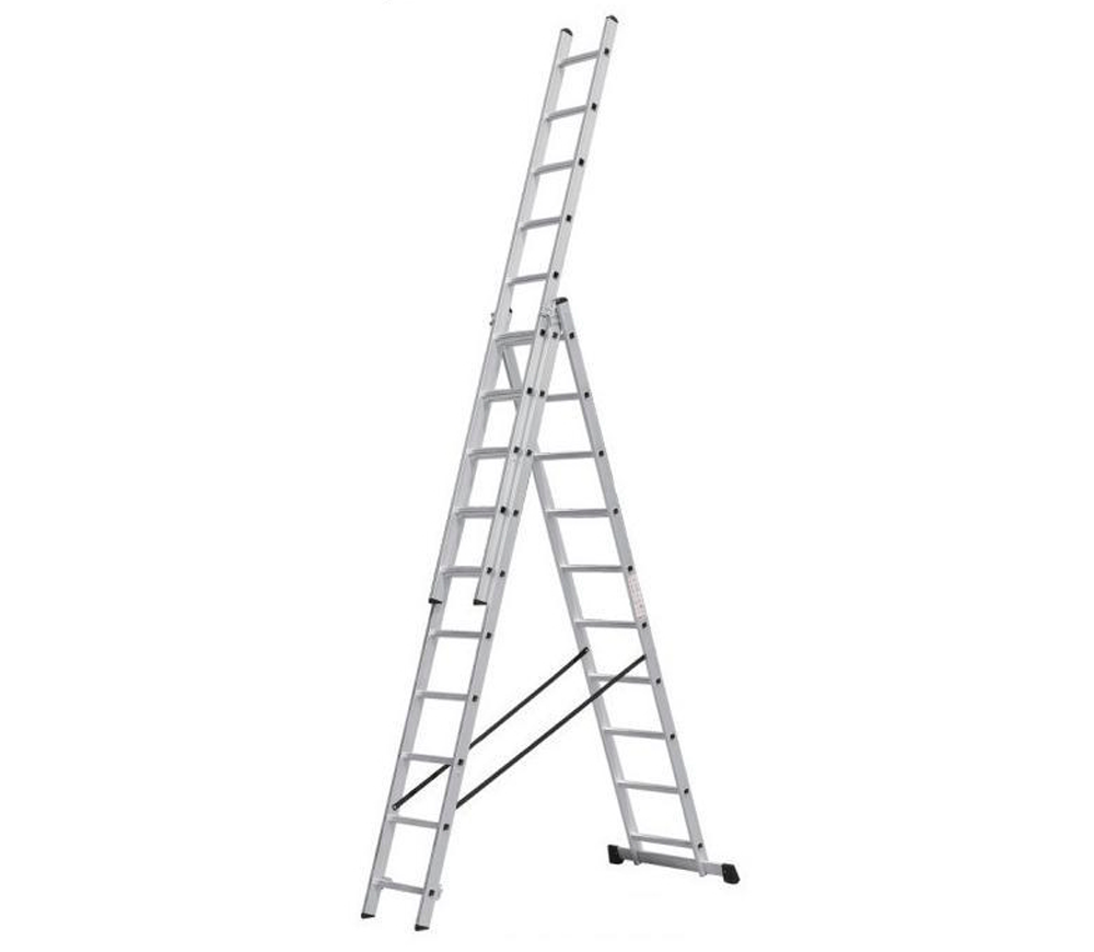 Scară cu trei tronșoane LIDER-TECH AC0310A 6.76m 150kg