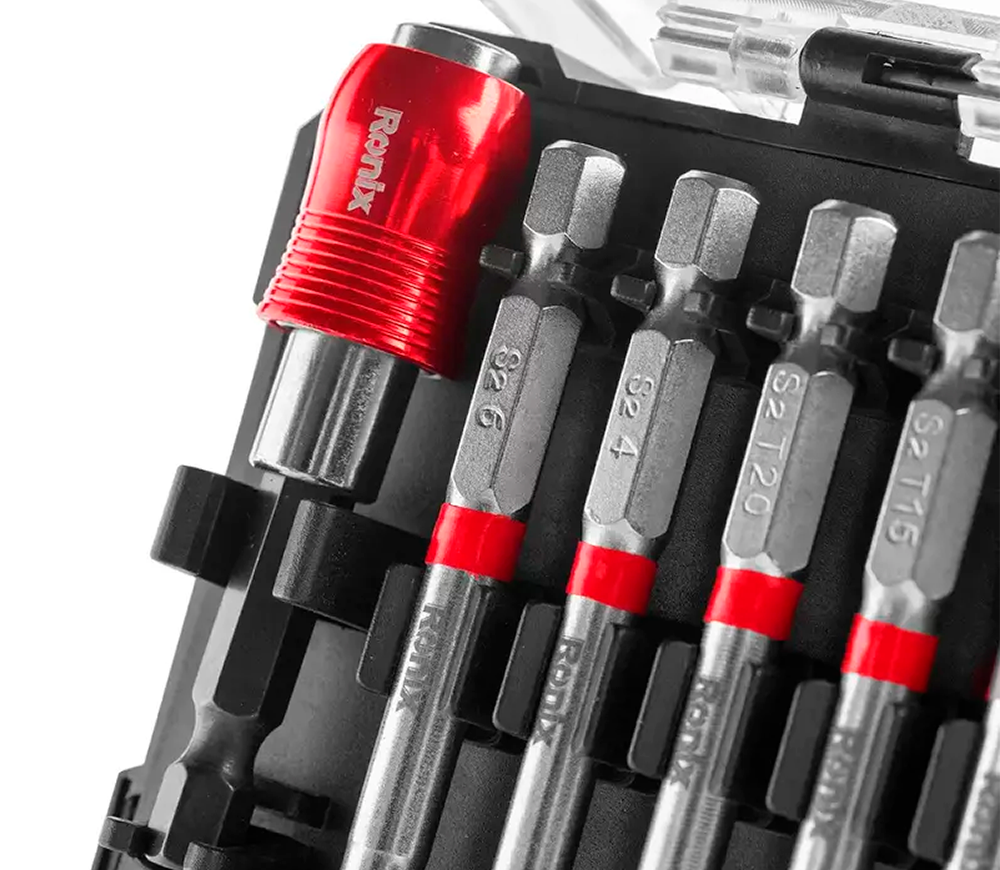 Set 20 biți RONIX RH-5450 SL/PH/PZ/Hex/Torx 25/65mm-7
