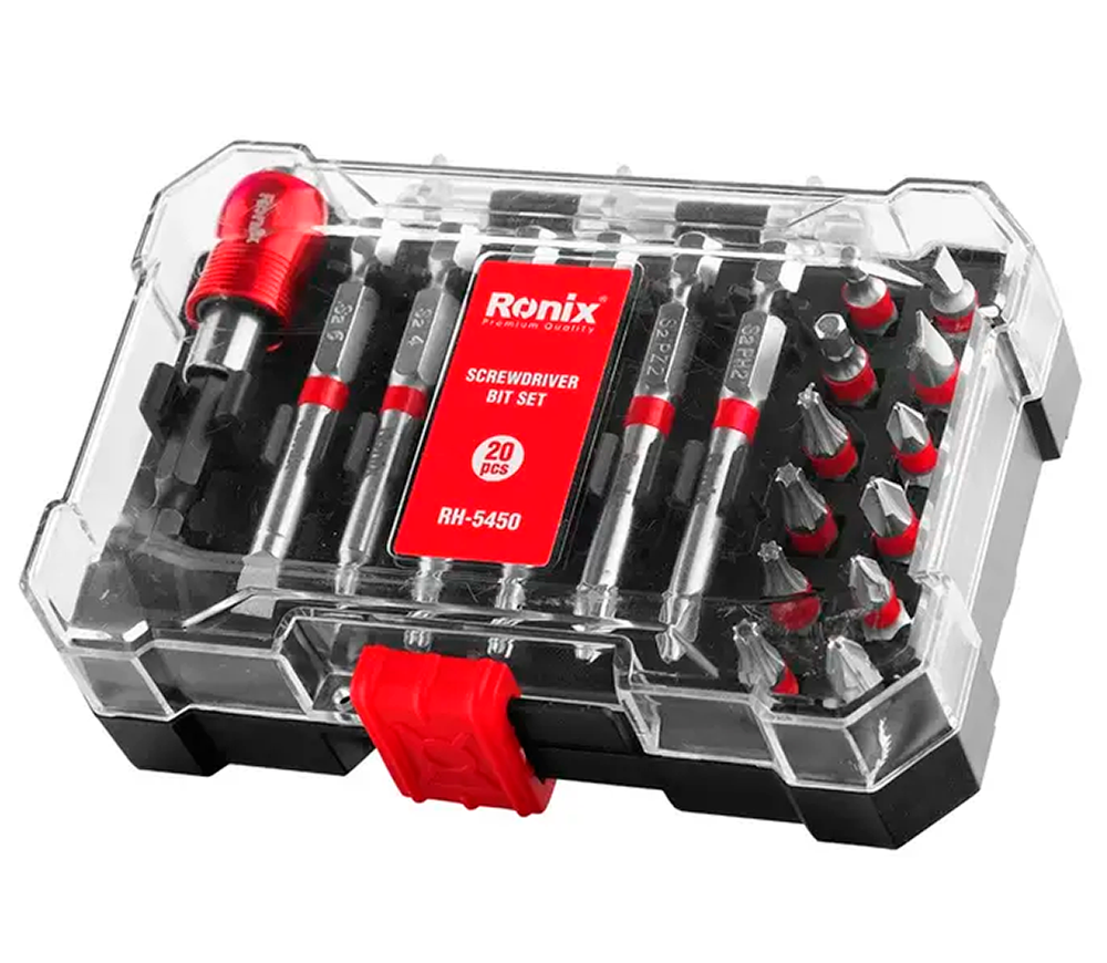 Набор 20 бит RONIX RH-5450 SL/PH/PZ/Hex/Torx 25/65мм
