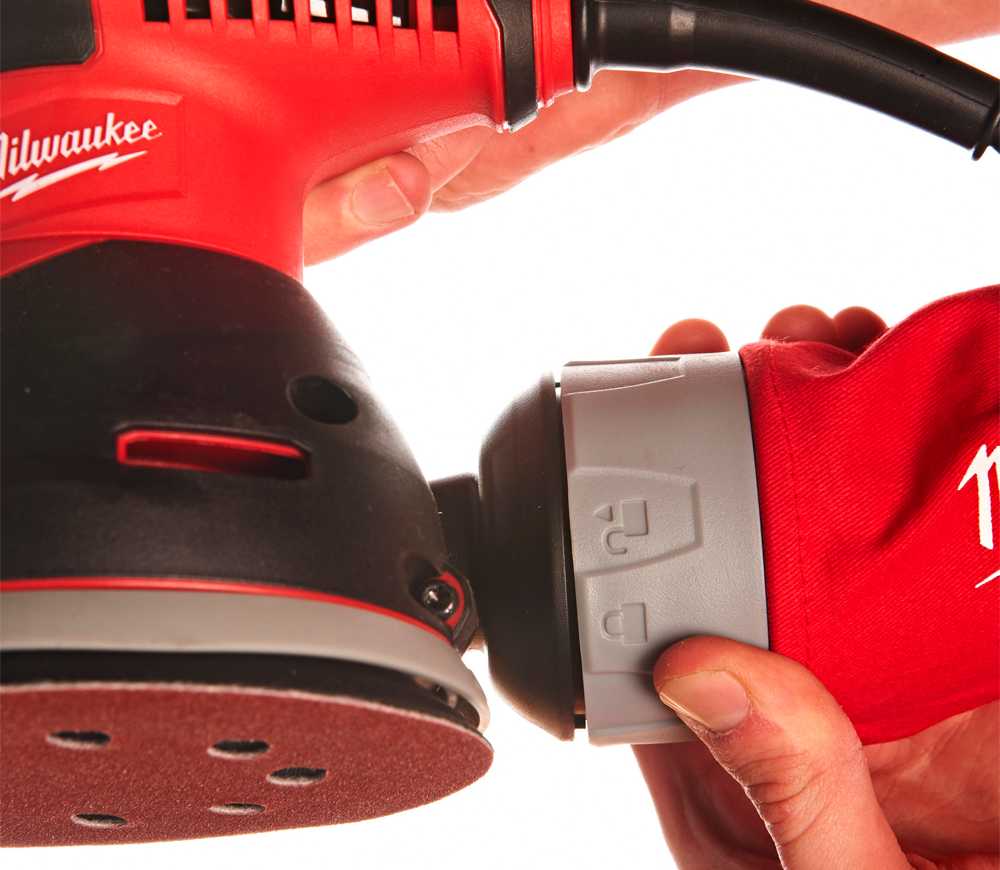 Шлифмашина эксцентриковая MILWAUKEE ROS 125 E 300вт 125мм-7