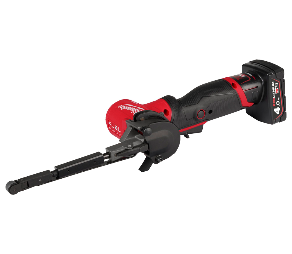 Mașină de șlefuit cu bandă fără fir MILWAUKEE M12 FBFL13-402B 457x13mm 12V 4Ah