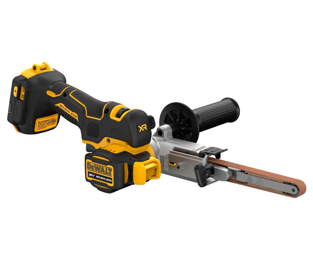 Шлифмашина ленточная аккумуляторная DEWALT DCM200E2T-QW  18В 1.7Ач-4