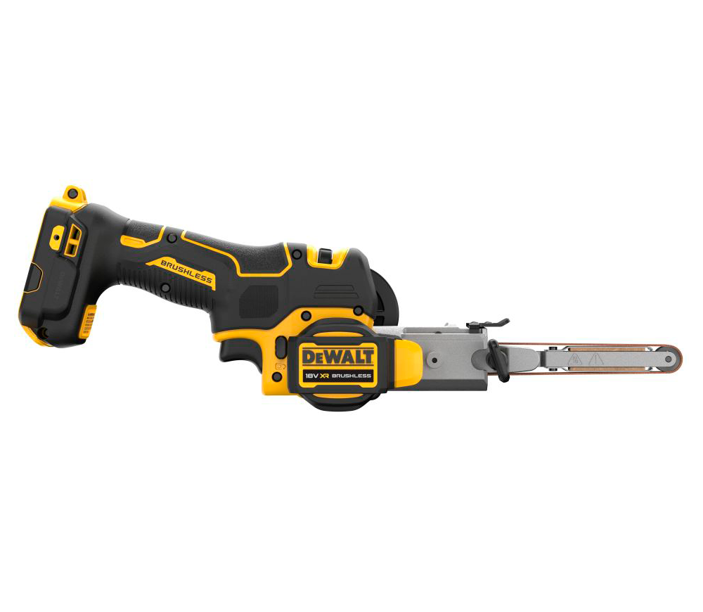 Шлифмашина ленточная аккумуляторная DEWALT DCM200E2T-QW  18В 1.7Ач-6