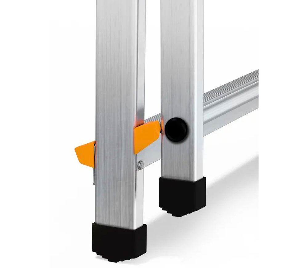 Scară unilaterală DRABEST DR-AL-D3-PRO-Ż+CZ 0.54m 150kg-4