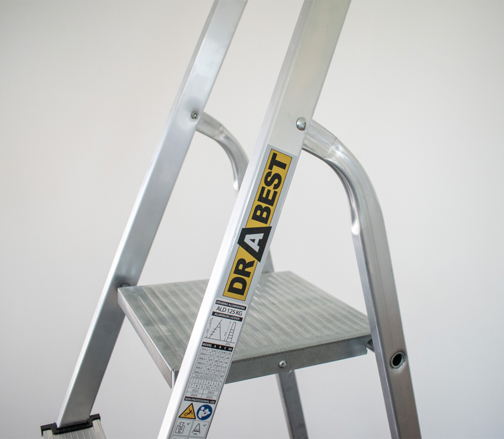 Scară unilaterală DRABEST DR-AL-D6-HOME 1.19m 125kg-9