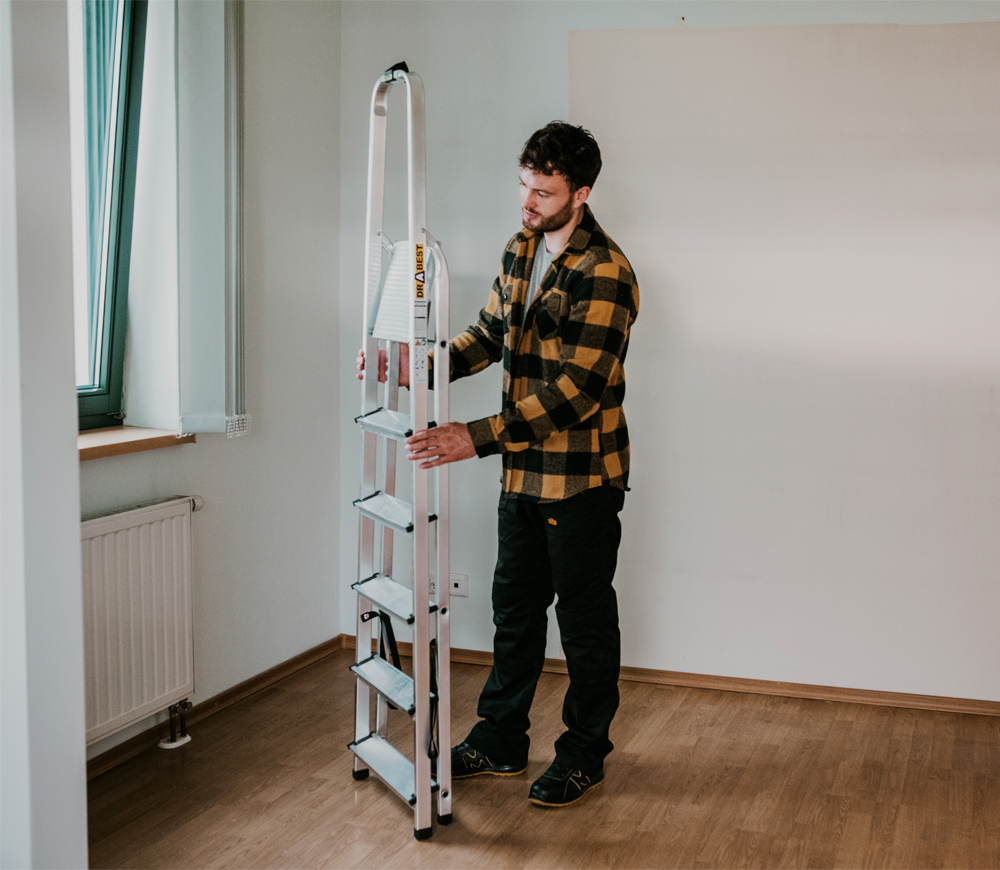 Scară unilaterală DRABEST DR-AL-D6-HOME 1.19m 125kg-10