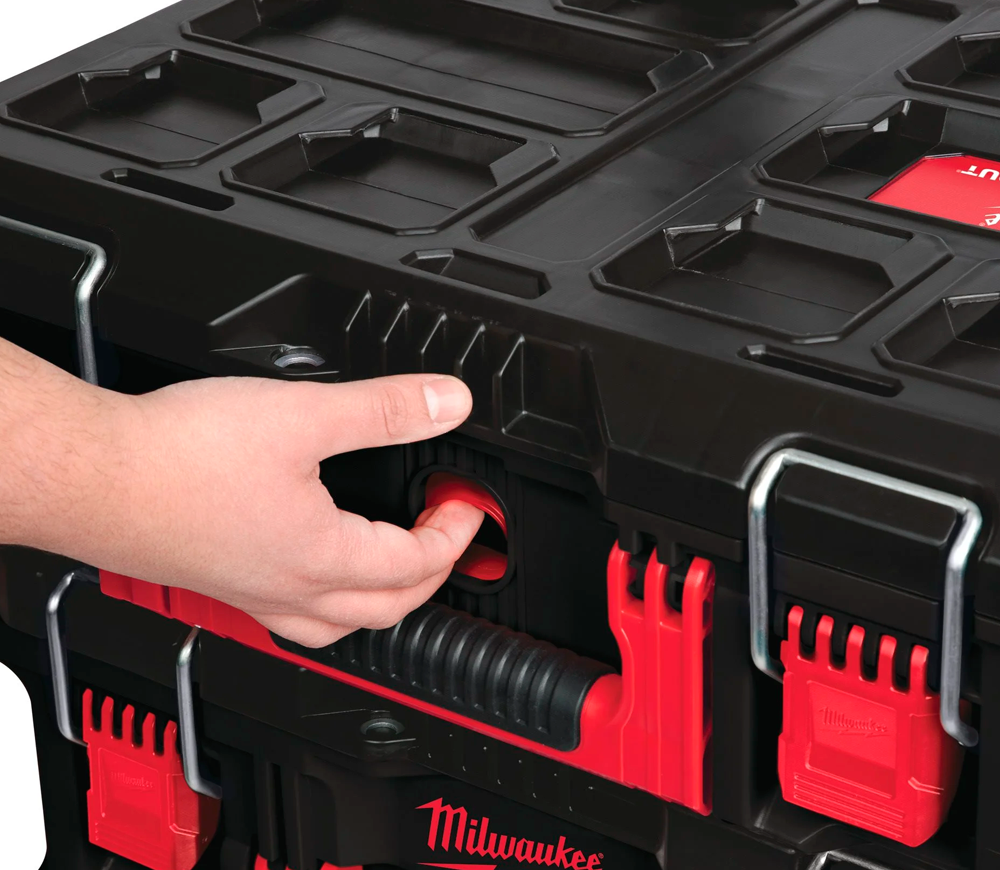 Set de cutii pentru scule MILWAUKEE PACKOUT TROLLEY BOX SET Plastic-2