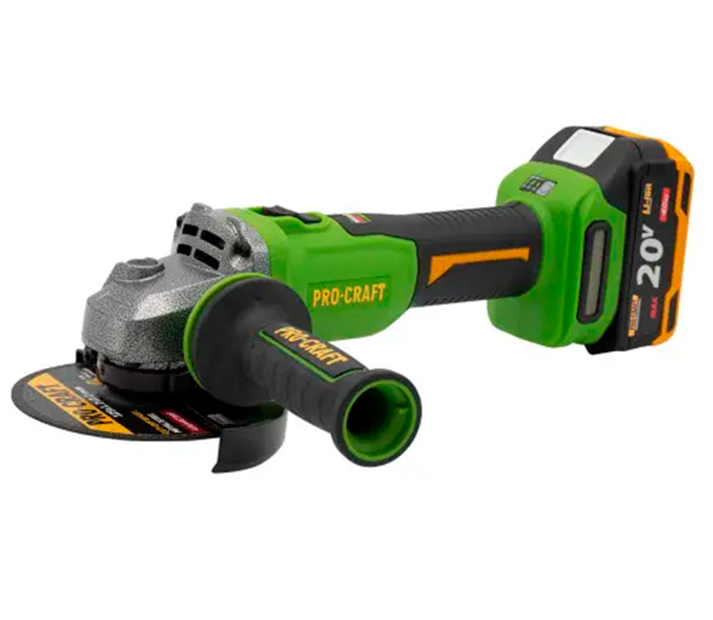 Polizor unghiular cu acumulator ProCraft PWA220 125mm 20V 4Ah
