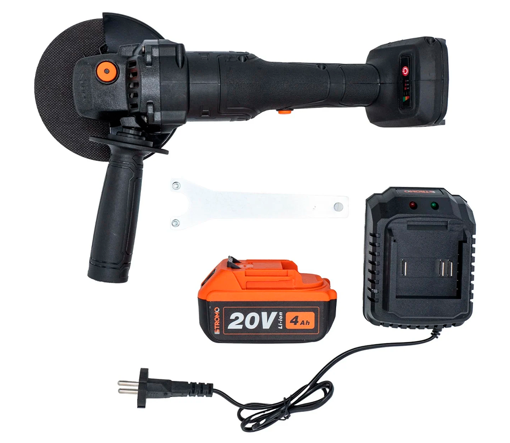 Polizor unghiular cu acumulator STROMO AGA216 125mm 20V 4Ah-4