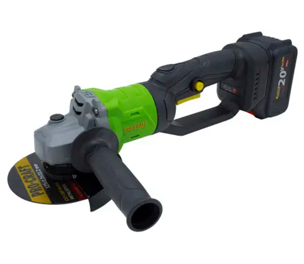 Polizor unghiular cu acumulator ProCraft PWA125 125mm 20V 4Ah