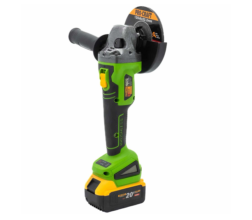 Polizor unghiular cu acumulator ProCraft PWA216 125mm 20V 4Ah-2