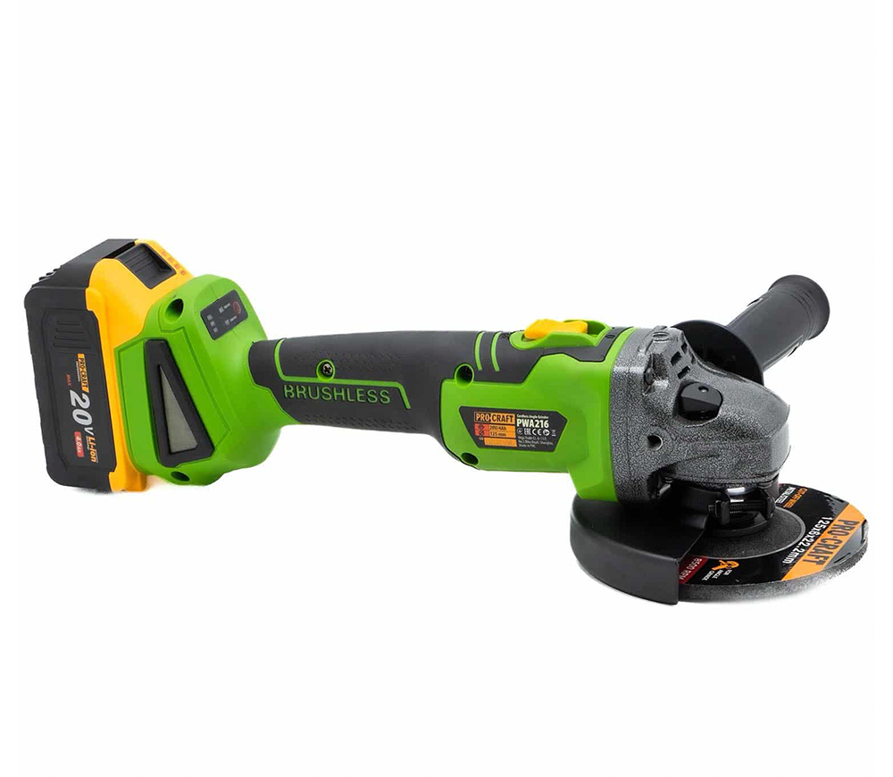 Polizor unghiular cu acumulator ProCraft PWA216 125mm 20V 4Ah-3