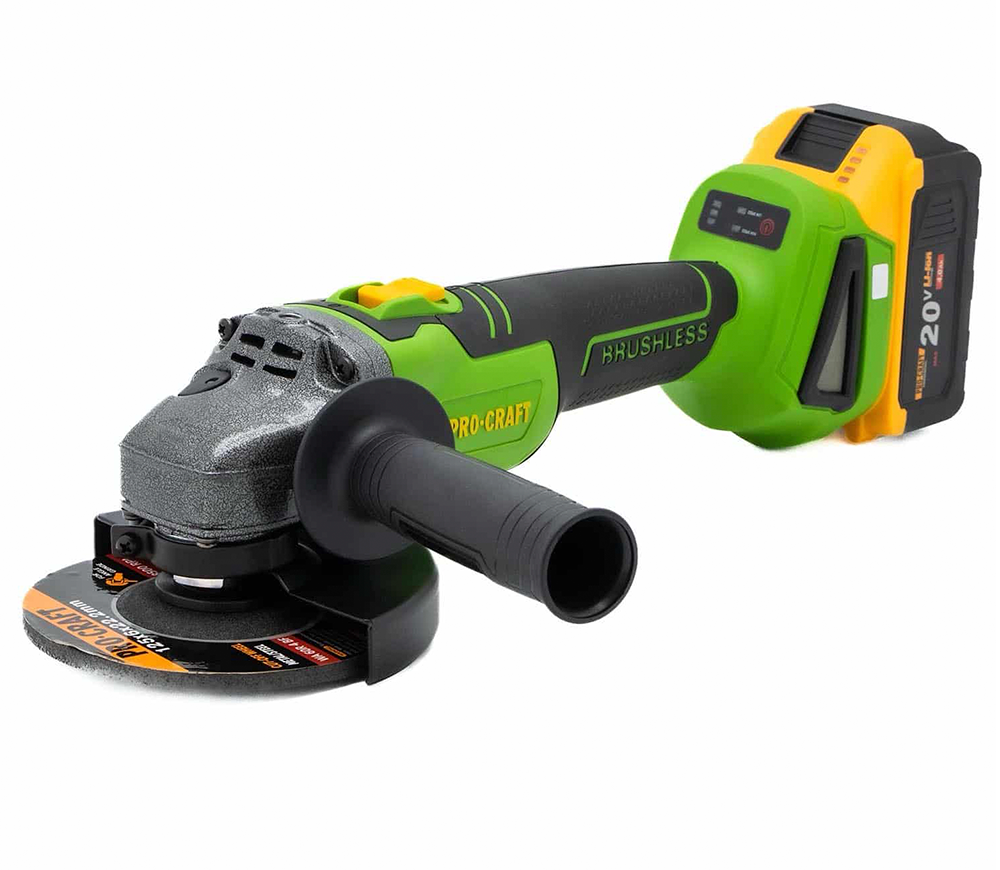 Угловая шлифмашина аккумуляторная ProCraft PWA216 125мм 20В 4Ач