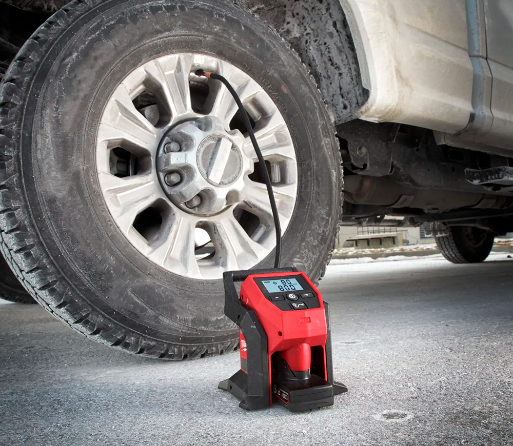 Compresor auto fără fir (fără bat) MILWAUKEE M12 BI-0 8.3bar 17.8l/min-4