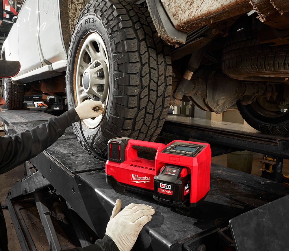 Compresor auto cu acumulator (fără bat) MILWAUKEE M18BI-0 18V 10.3bar 40l/min-7