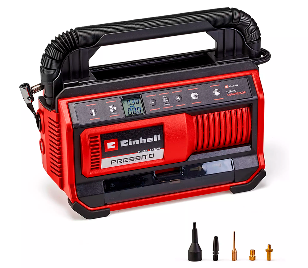 Compresor auto cu accumulator EINHELL PRESSITO 18/25 Hybrid  11bar 19l/min