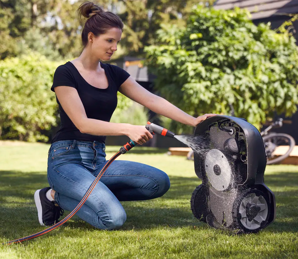 Mașină de tuns gazonul cu acumulator (automat) Husqvarna AM315 MARK II 220mm 18V 2.1Ah-5
